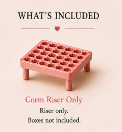 Square Corm Risers ONLY | Set of 10